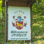 Eingangsschild Groitzsch